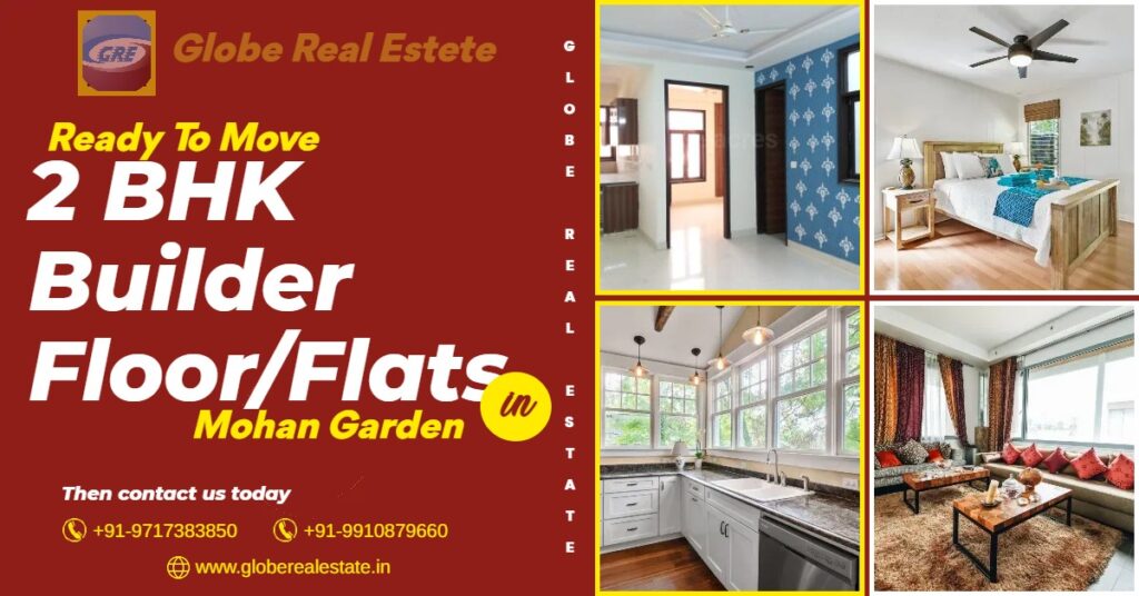 Ready To Move 2 BHK Builder Floor/Flats in Mohan Garden for Sale